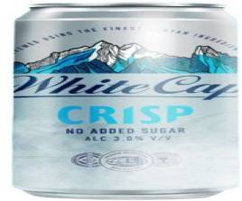 WHITE CAP CRISP CAN 330ML